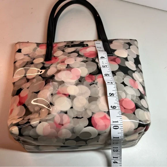 Kate Spade Cherry Terrace Jeralyn Patent Festive Bubbles Tote, Shoulder Bag. - Picture 7 of 16